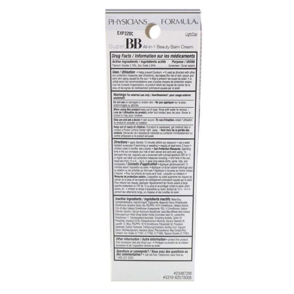 Physician's Formula Super BB, All-in-1‎ Beauty Balm Cream, SPF new - Picture 2 of 5